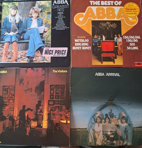 Abba vinyl joblot x - abba, 4