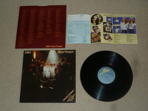 Abba super trouper vinyl album - abba,