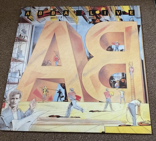 Abba live vinyl album - abba,